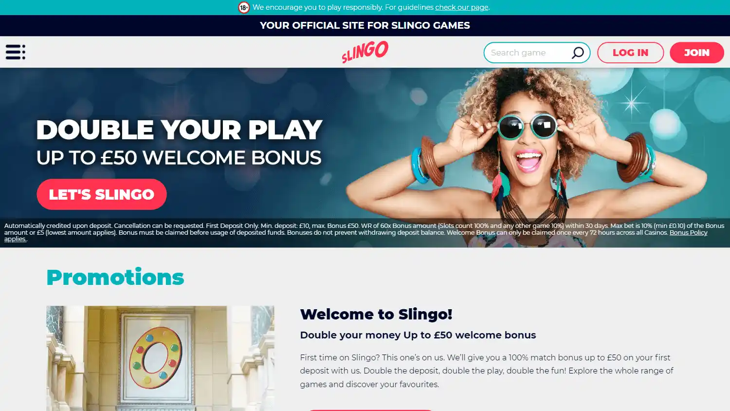 Slingo Casino DE screenshot 3