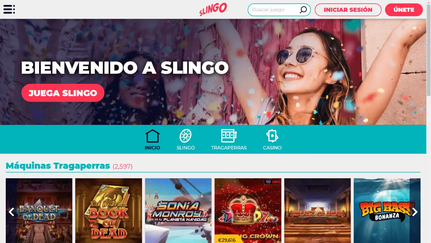 Slingo Casino ES screenshot 1