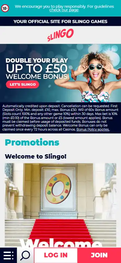 Slingo Casino UK screenshot 5