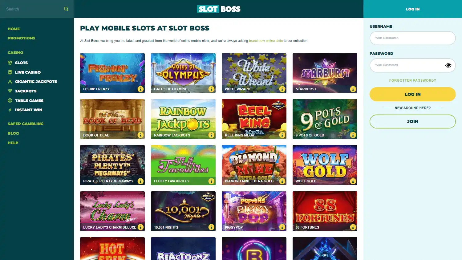 Slot Boss Casino screenshot 2