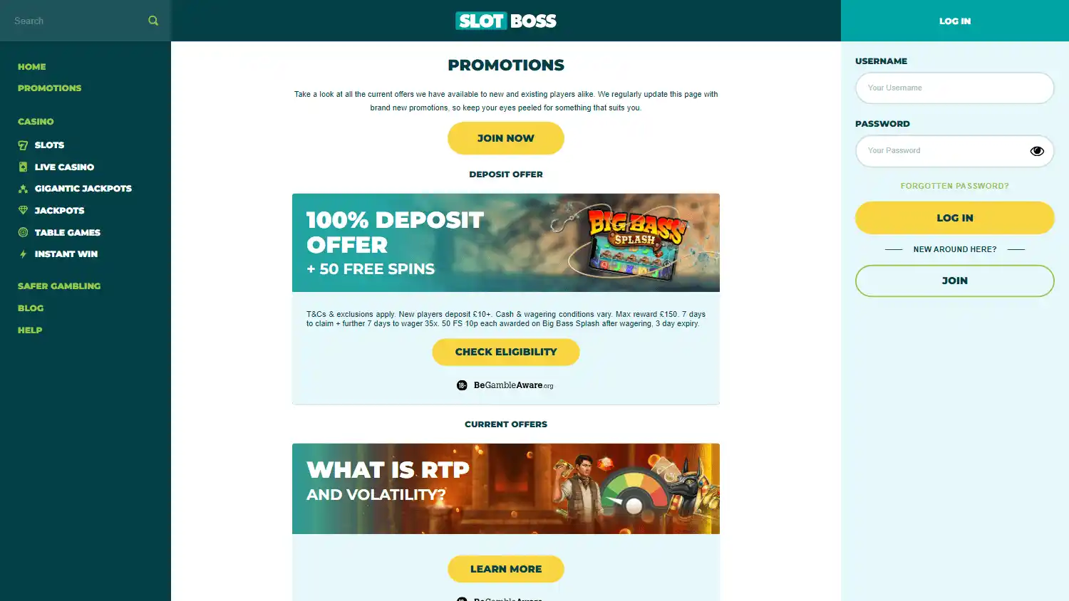 Slot Boss Casino screenshot 3