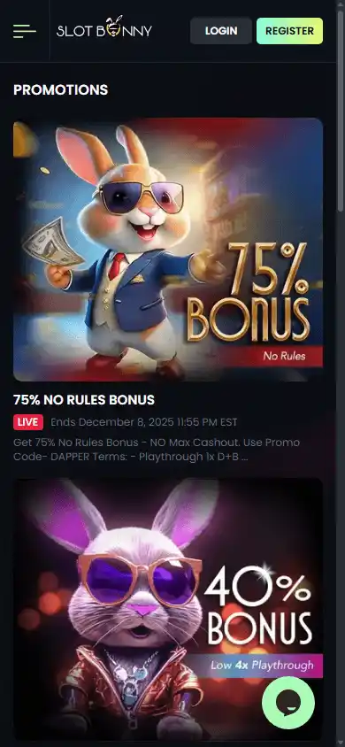 Slot Bunny Casino screenshot 4