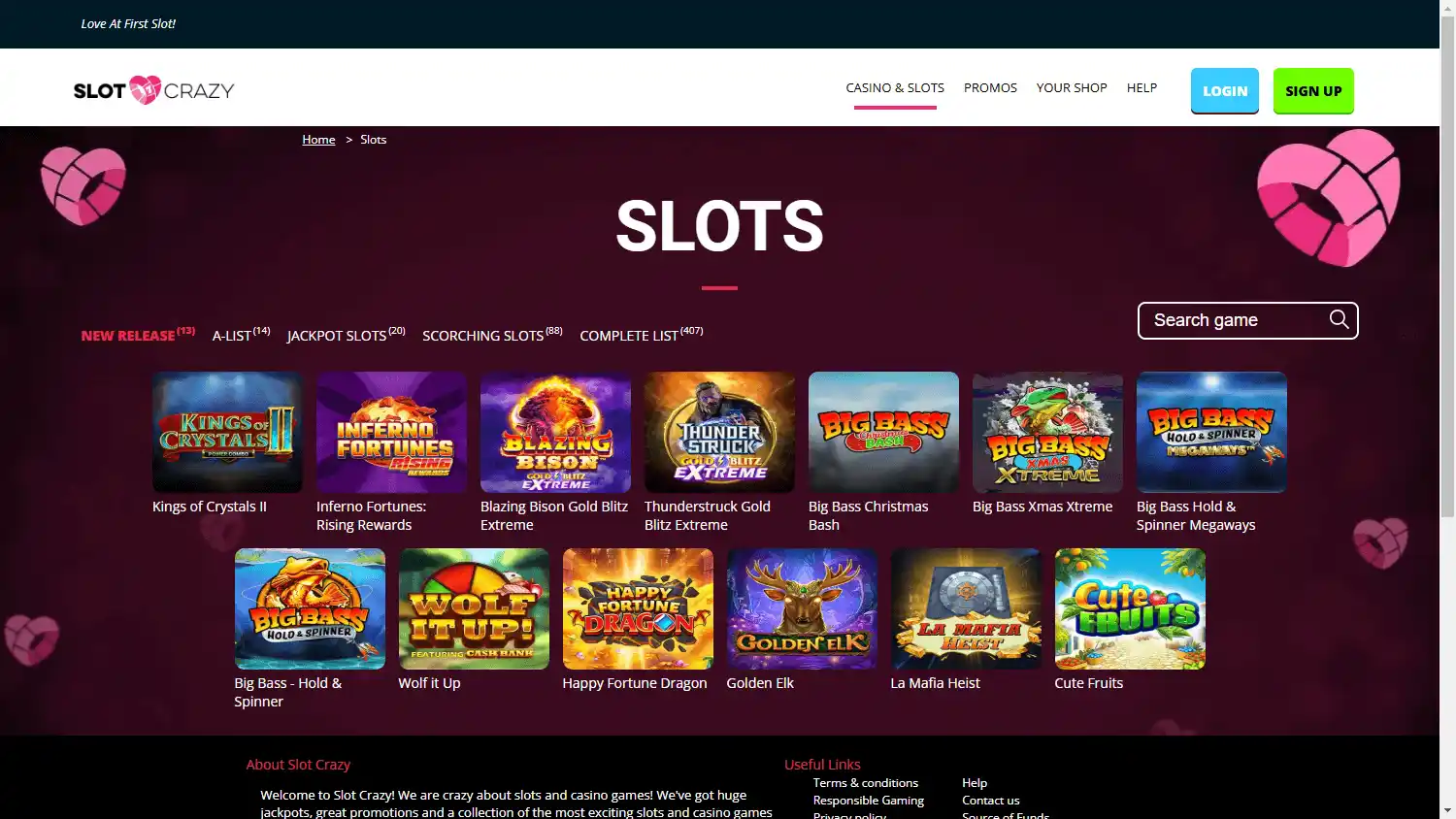 Slot Crazy Casino screenshot 2