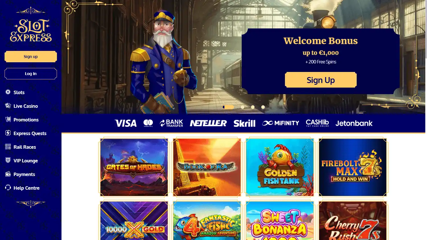 Slot Express Casino screenshot 1