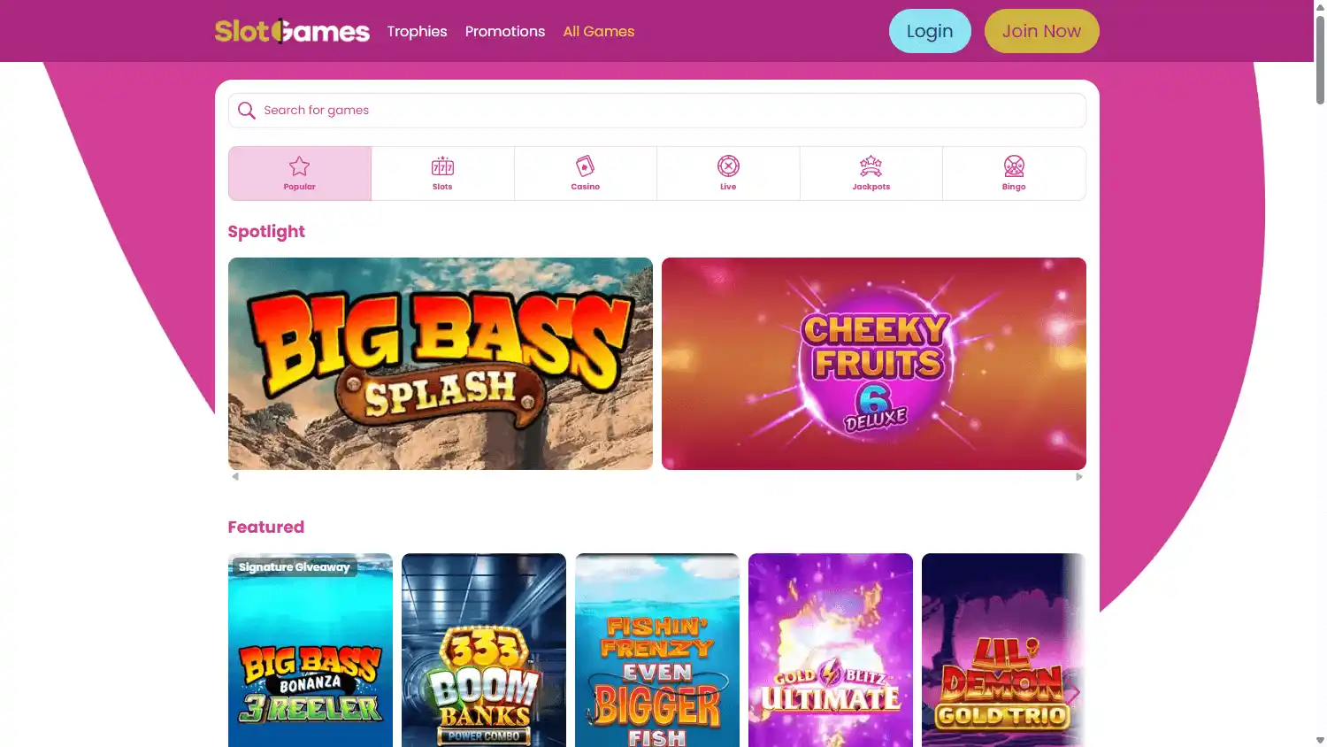 Slot Games Casino screenshot 2