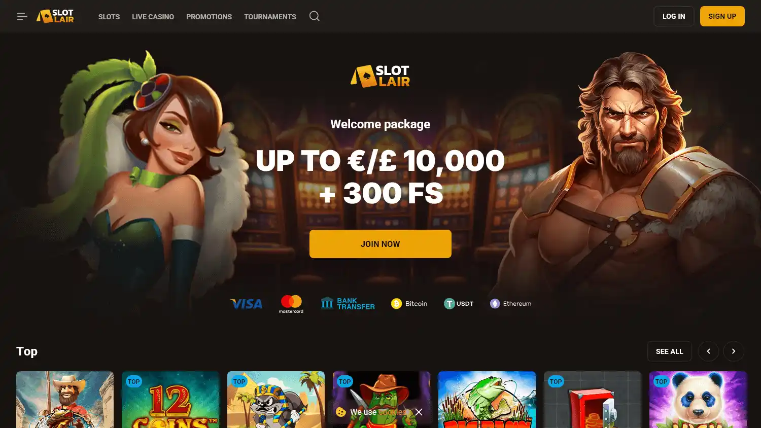 Slot Lair Casino screenshot 1