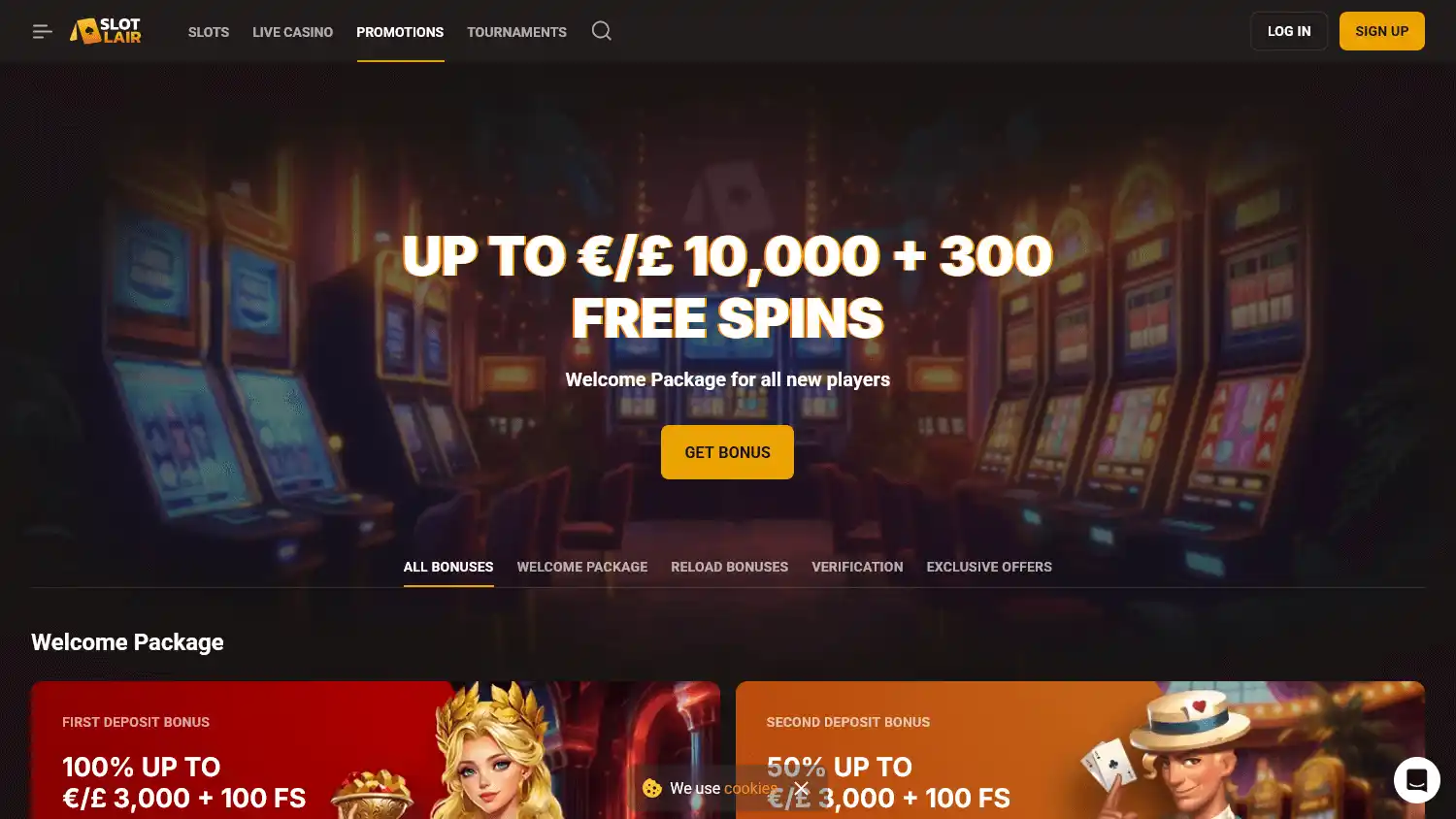 Slot Lair Casino screenshot 3