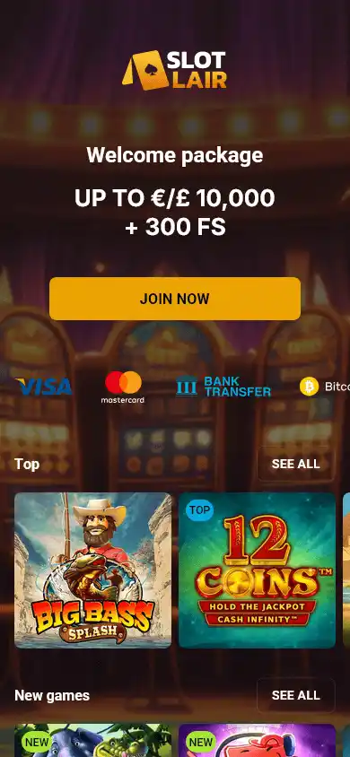Slot Lair Casino screenshot 4