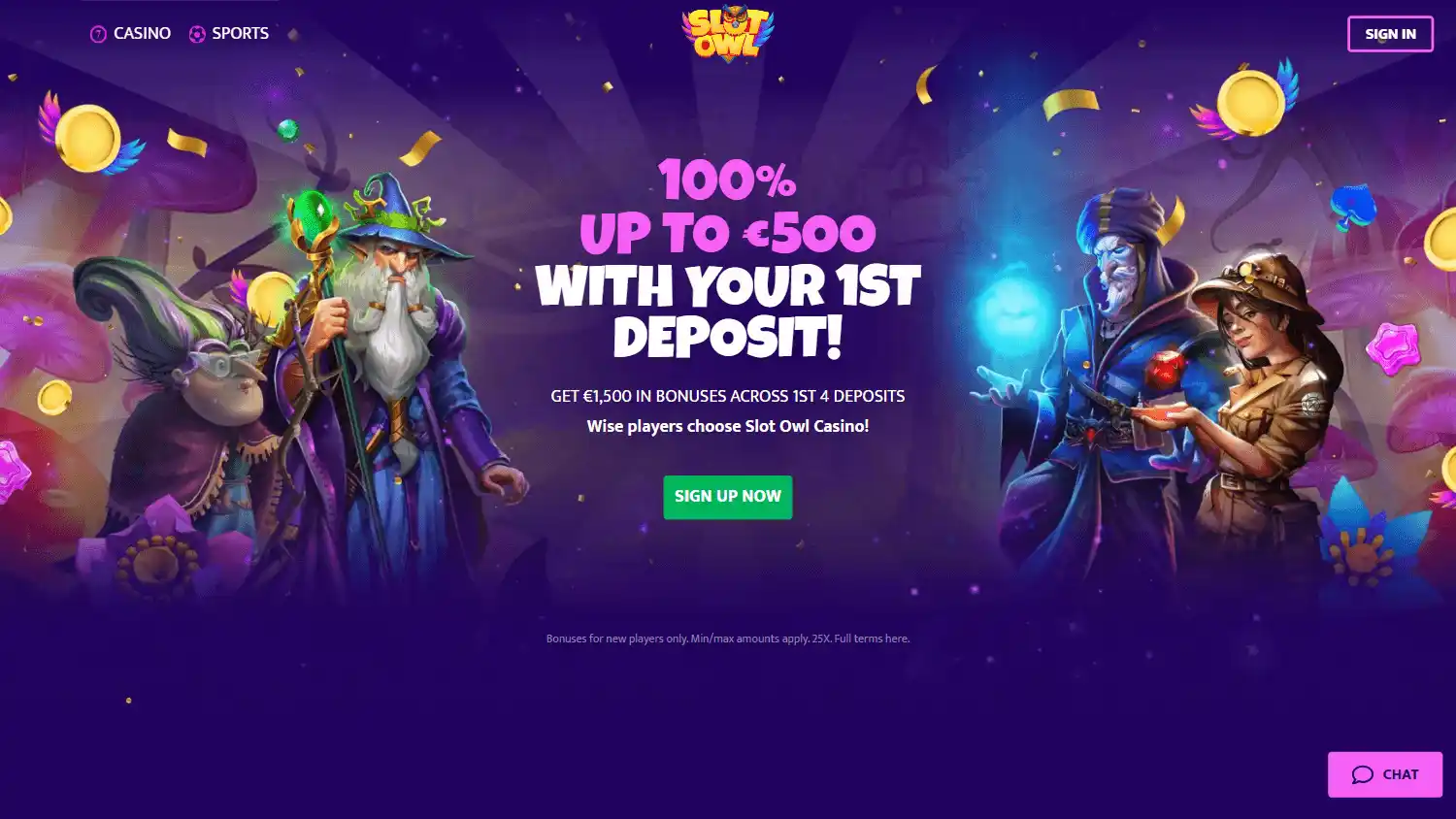 Slot Owl Casino screenshot 1