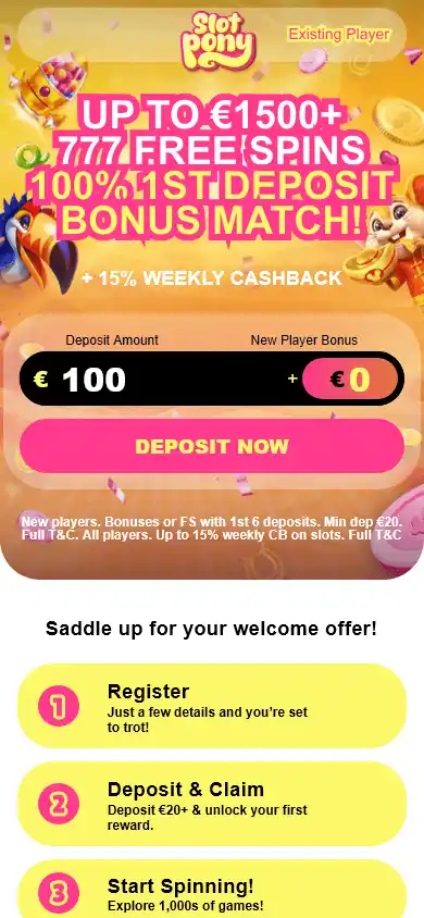 Slot Pony Casino screenshot 3