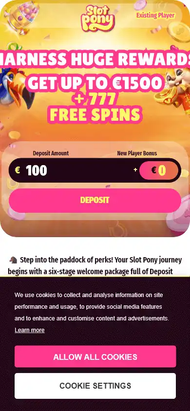 Slot Pony Casino screenshot 4