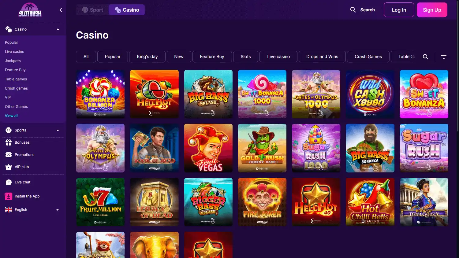 Slot Rush Casino screenshot 2
