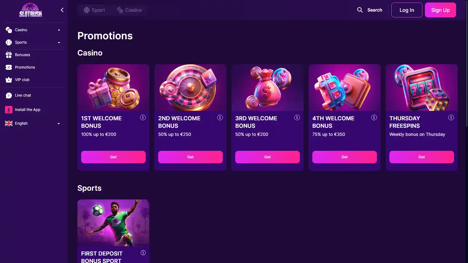 Slot Rush Casino screenshot 3