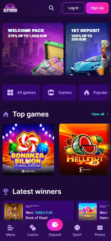 Slot Rush Casino screenshot 4