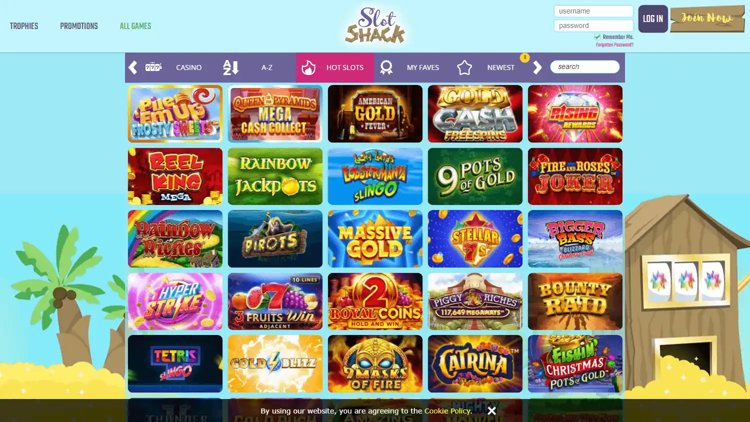Slot Shack Casino screenshot 2