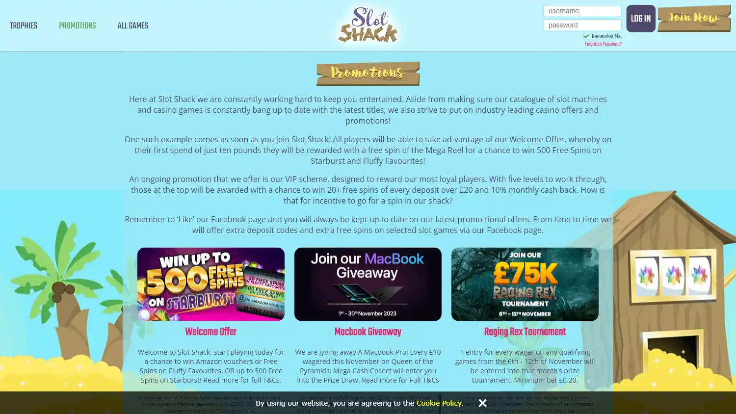 Slot Shack Casino screenshot 3