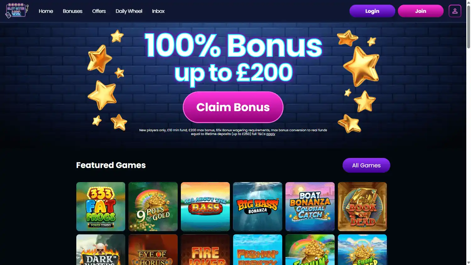 Slot Sites UK Casino screenshot 1