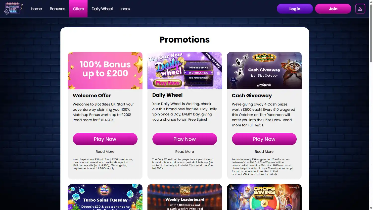 Slot Sites UK Casino screenshot 3