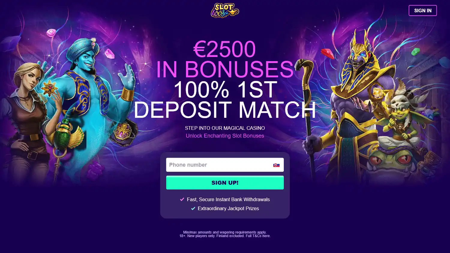 Slot Wish Casino screenshot 1