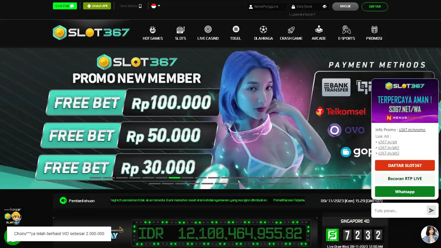 SLOT367 Casino screenshot 1