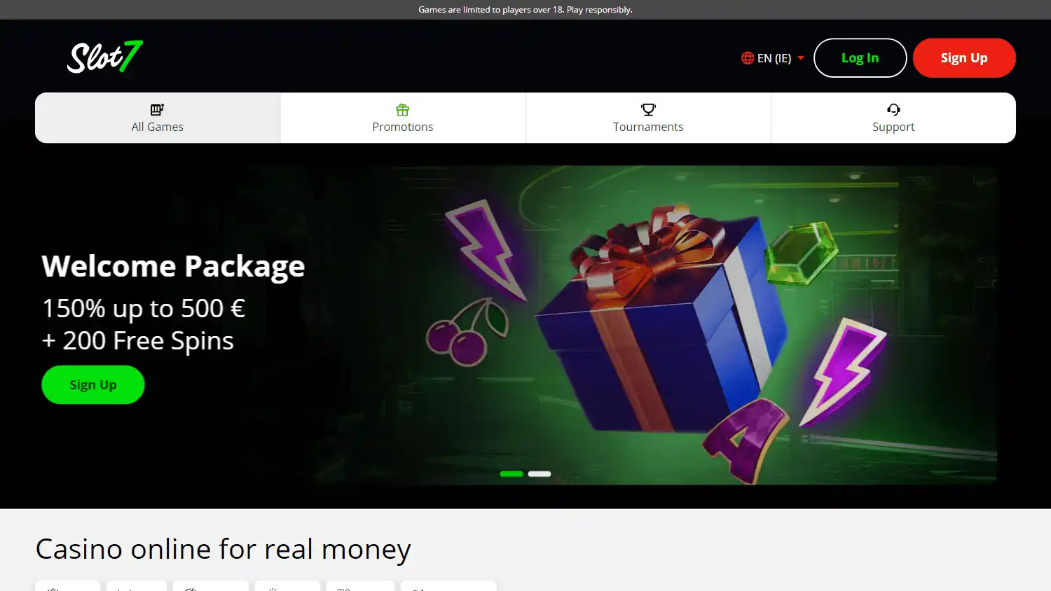 Slot7 Casino screenshot 1