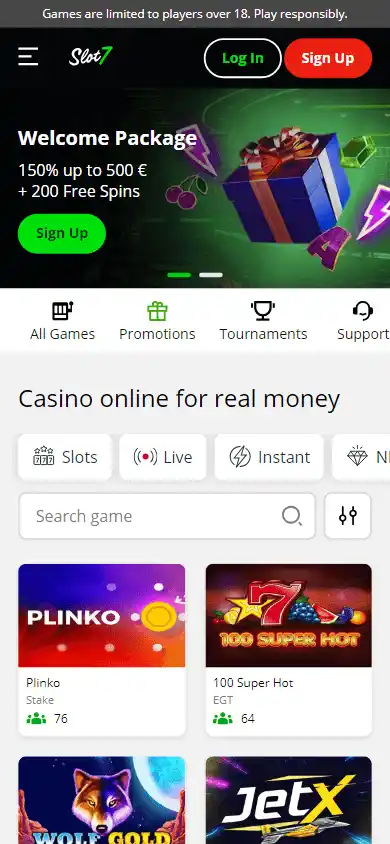 Slot7 Casino screenshot 4