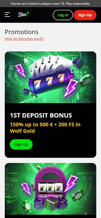 Slot7 Casino screenshot 6