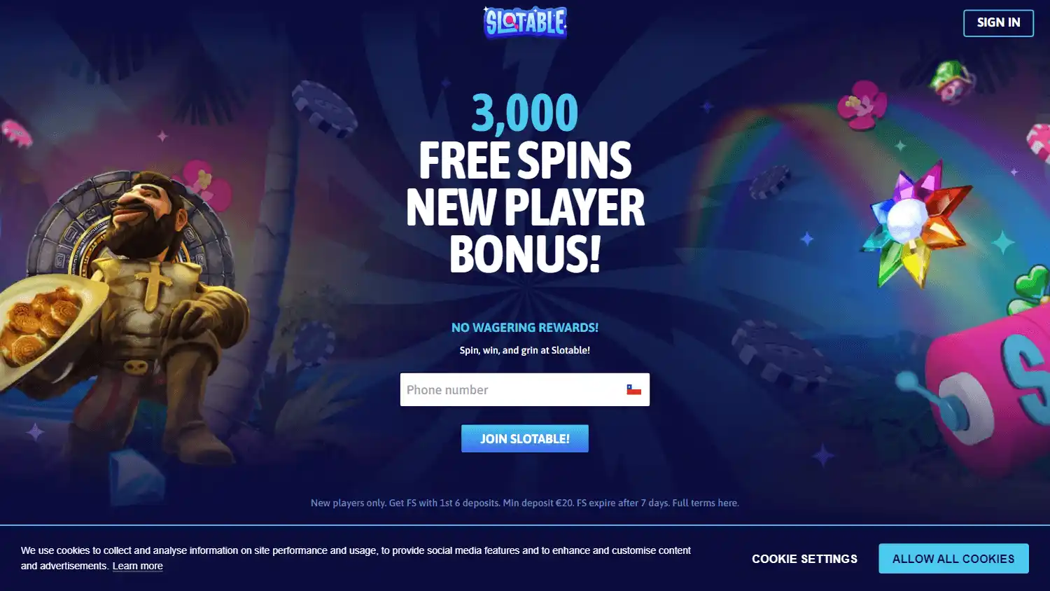 Slotable Casino screenshot 1