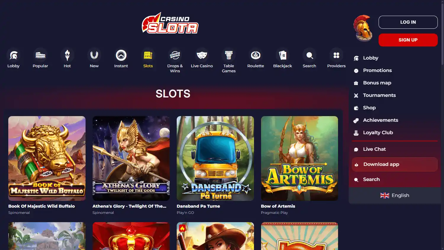 SlotaCasino screenshot 2