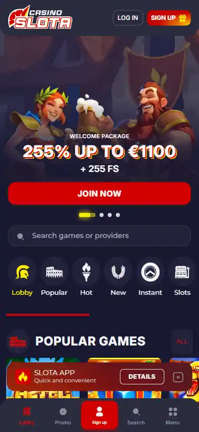 SlotaCasino screenshot 4