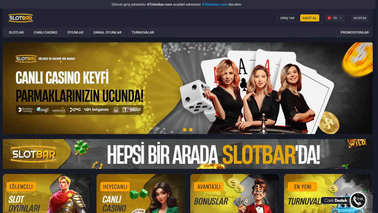 SlotBar Casino screenshot 1