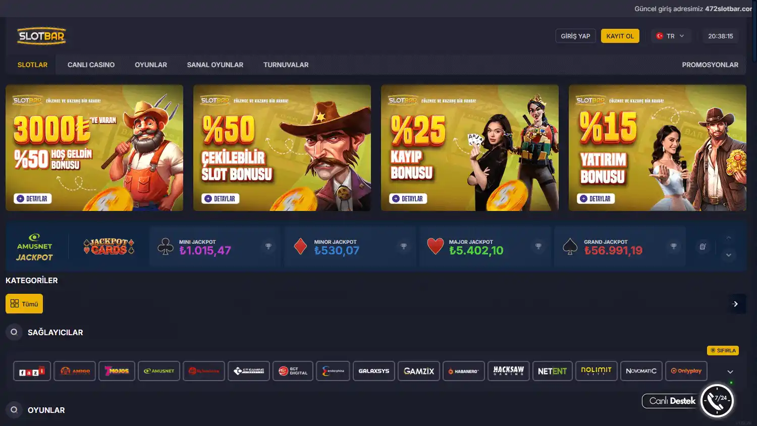 SlotBar Casino screenshot 2