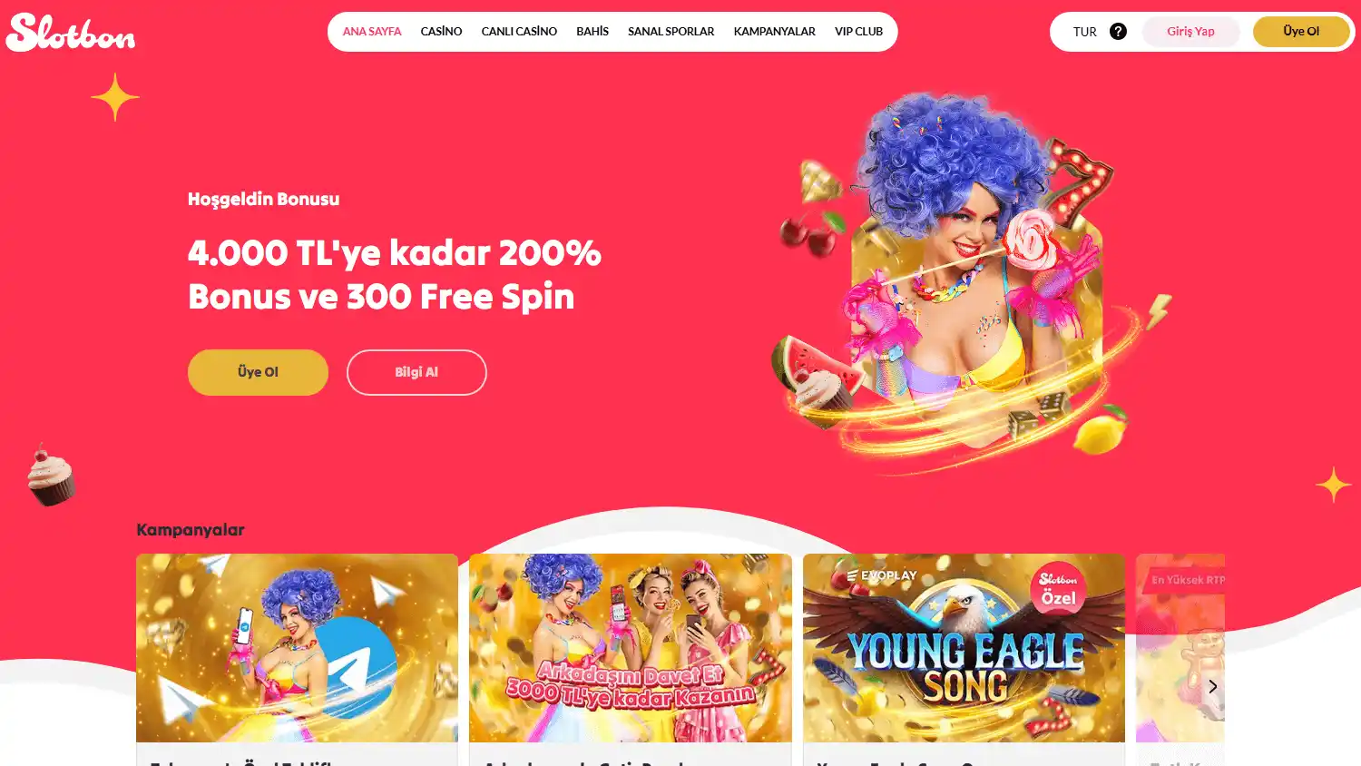 Slotbon Casino screenshot 1