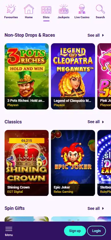 Slotbox Casino screenshot 5