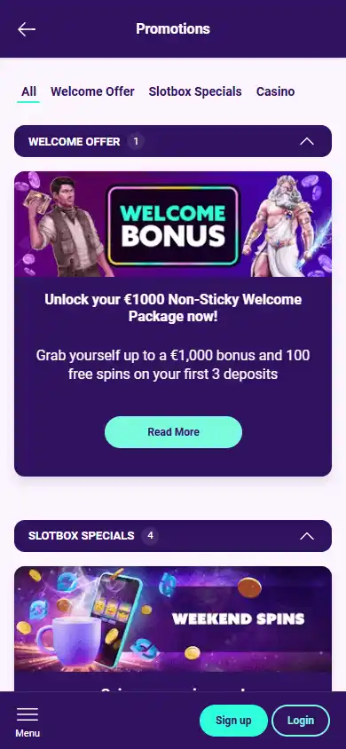 Slotbox Casino screenshot 6