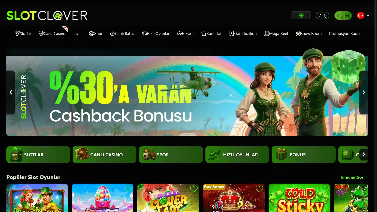 SlotClover Casino screenshot 1