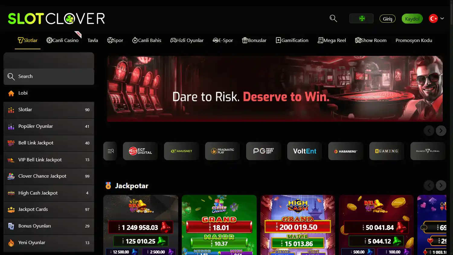 SlotClover Casino screenshot 2