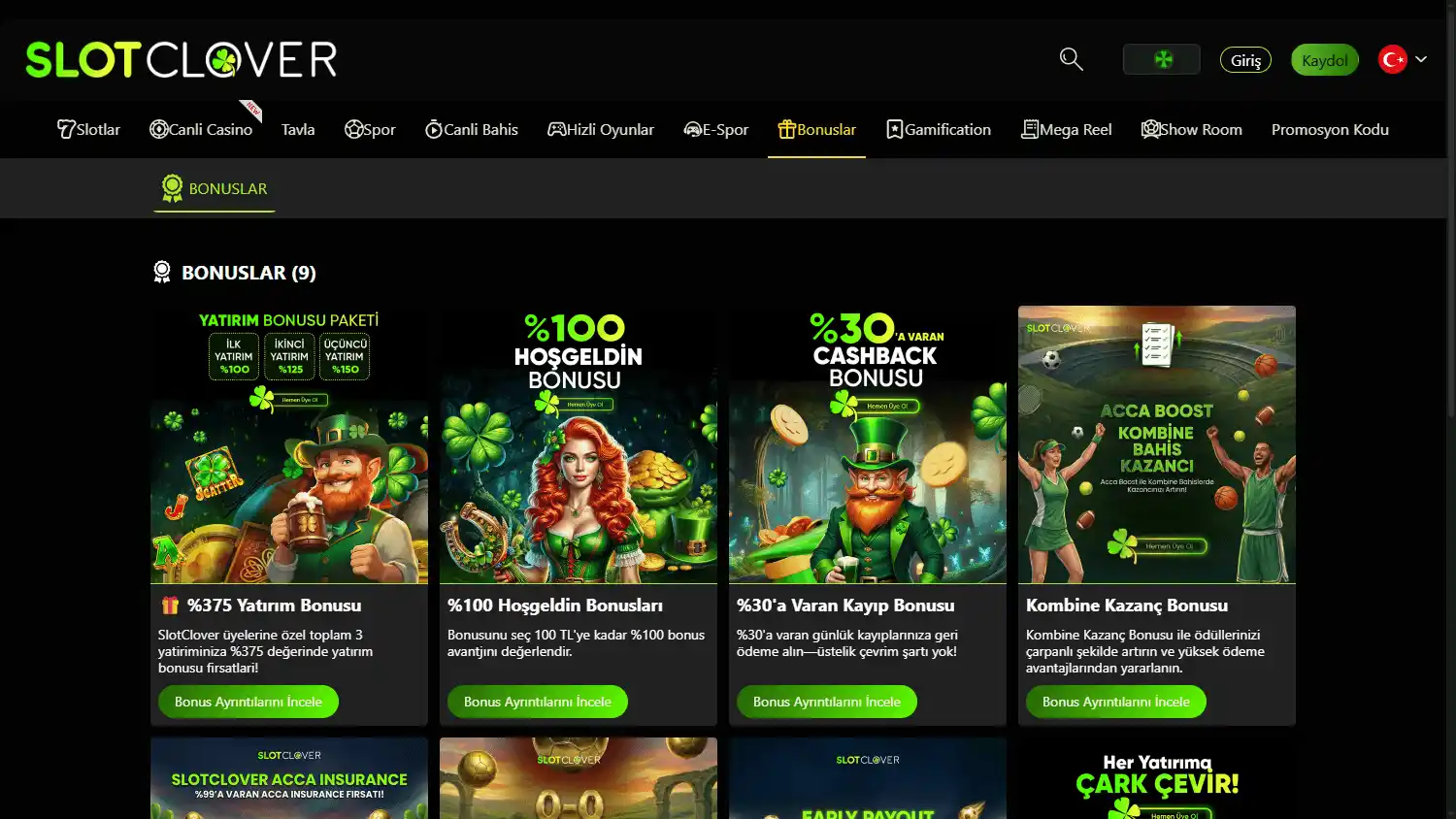 SlotClover Casino screenshot 3