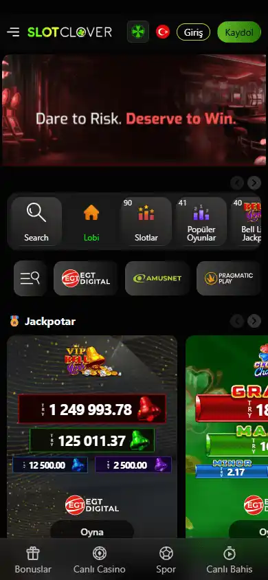 SlotClover Casino screenshot 5