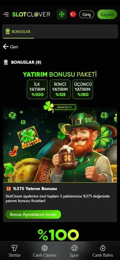 SlotClover Casino screenshot 6
