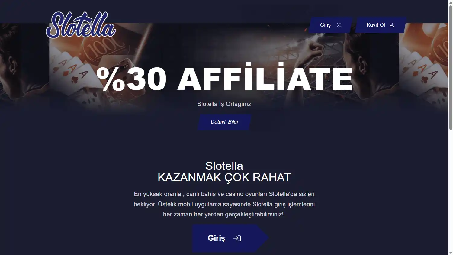 Slotella Casino screenshot 1