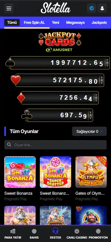 Slotella Casino screenshot 5
