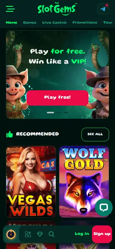 SlotGems Casino screenshot 4