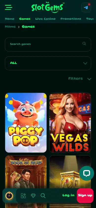 SlotGems Casino screenshot 5