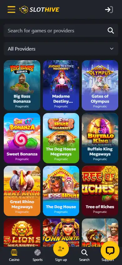 SlotHive Casino screenshot 5