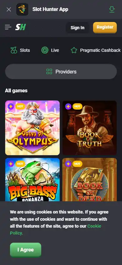 SlotHunter Casino screenshot 5