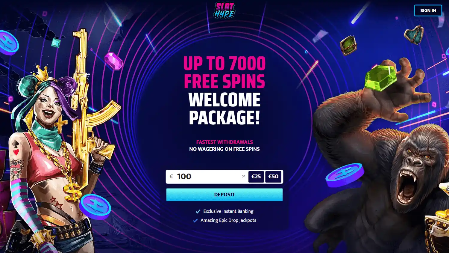 Slot Hype Casino screenshot 1