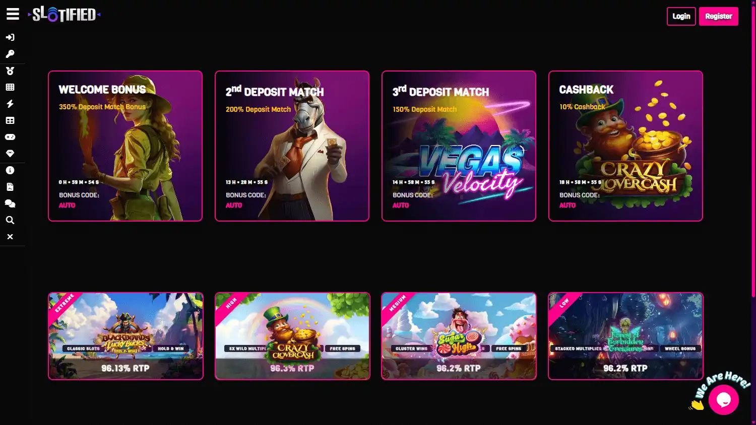 Slotified Casino screenshot 3