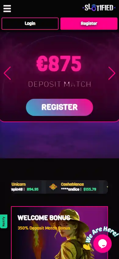 Slotified Casino screenshot 4