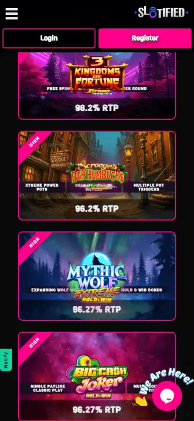 Slotified Casino screenshot 5
